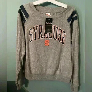 Syracuse Orange Gray and Blue Long Sleeve T-shirt for Men